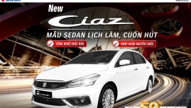 Suzuki Ciaz xe cho doanh nhân khởi nghiệp