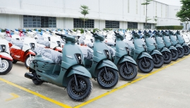Thaco xuất khẩu 1.000 xe máy Peugeot Django sang ASEAN