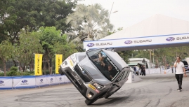 Trình diễn lái xe mạo hiểm Subaru cùng Russ Swift bắt đầu trở lại Việt Nam