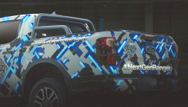 Ford Ranger Thế hệ mới lộ thêm ảnh xe in cả QR code