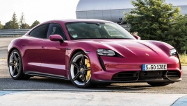 Porsche Taycan 2022 phiên bản Tím hồng cho khách hàng nữ