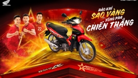 Honda Wave Alpha phiên bản giới hạn với tem bóng đá Việt Nam