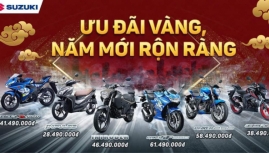 Suzuki Việt Nam giảm giá 50% hàng loạt xe máy