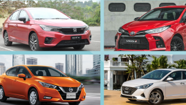 4 xe trong phân khúc sedan hạng B nào tốt nhất tại Việt Nam?